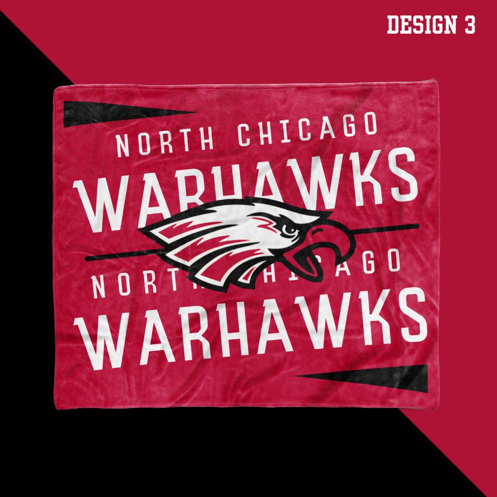 North Chicago Warhawks Blanket - Pre-Order