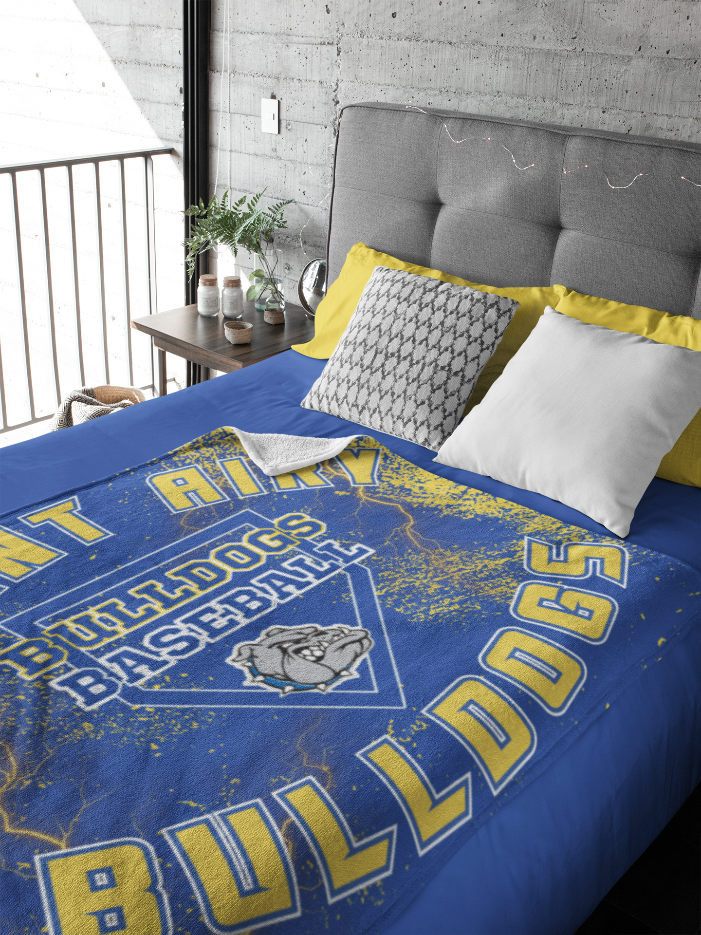 Mount Airy Bulldogs Baseball Blanket Sale