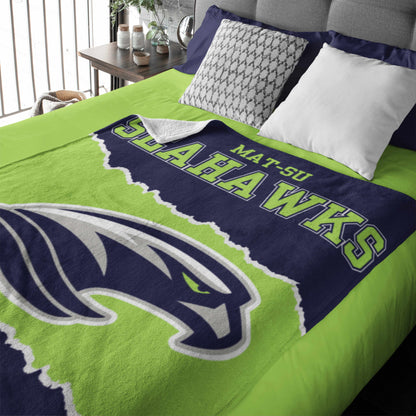 💚💙🏈Custom Seahawk Blankets🏈💙💚