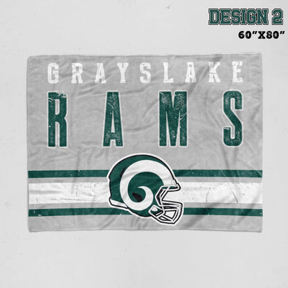 GCHS Rams Football Blankets