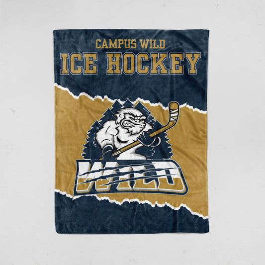 Campus Wild Ice Hockey Blankets